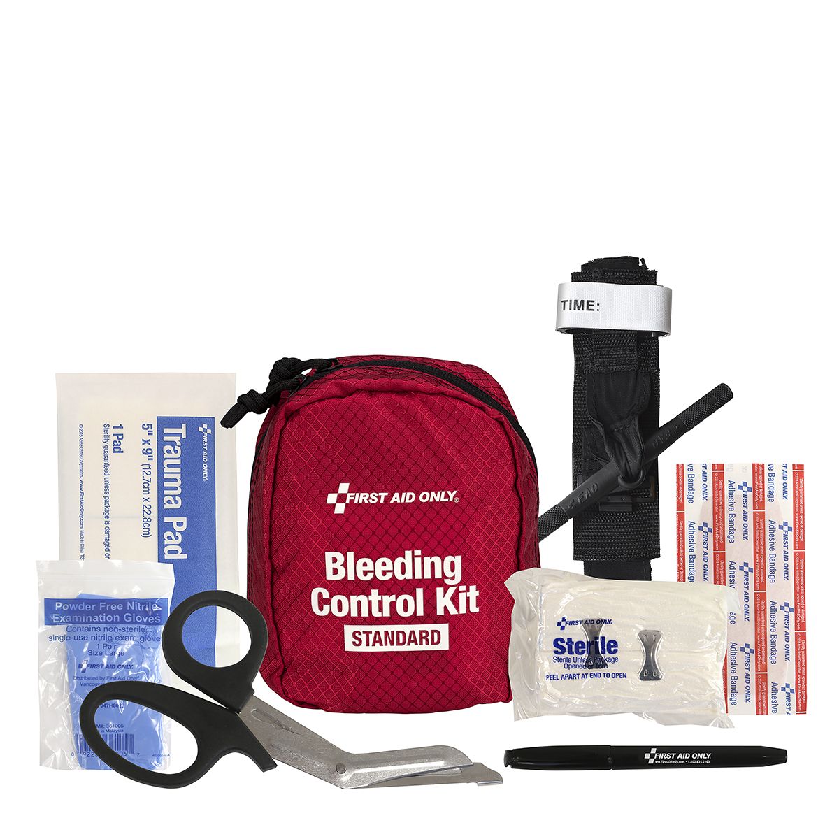 First Aid Only Standard Bleeding Control Kit 91059 First Aid Only Standard Bleeding Control Kit 91059
